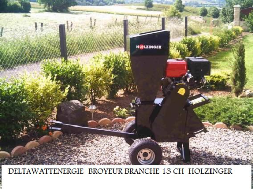Broyeur branches 13 cv HB13 Holzinger