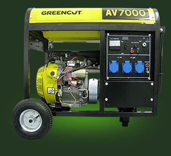 Groupe électrogene 7000 watts maxi essence sur chariot 220 volts