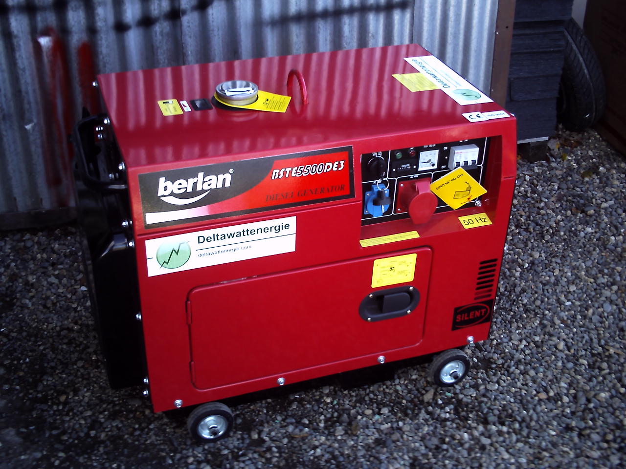 Groupe électrogène à diesel BSTE 5500 DE3-ATS SANS COFFRET ATS BERLAN