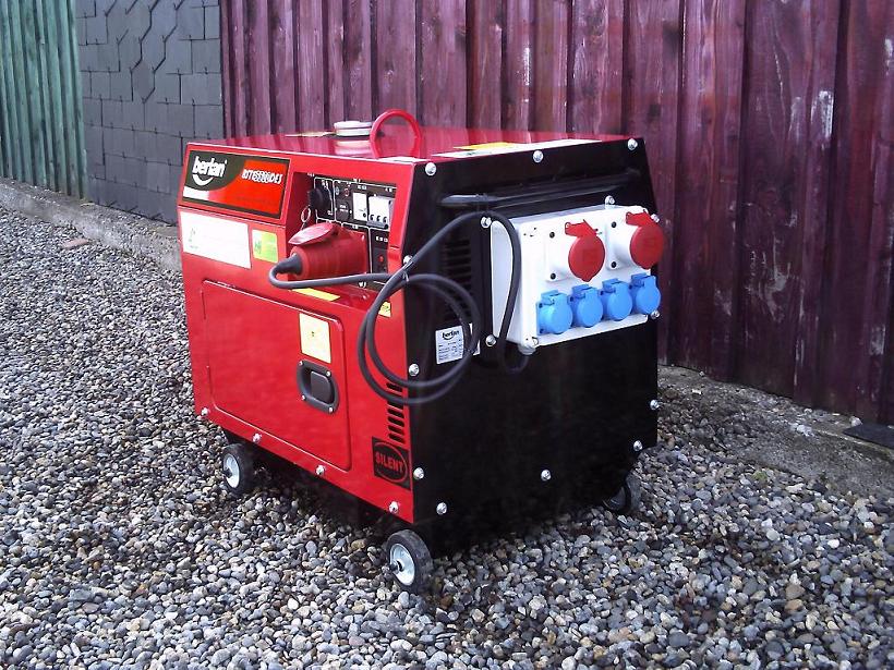 Groupe électrogène à diesel BSTE 5500 DE3 super équipé boitier prises