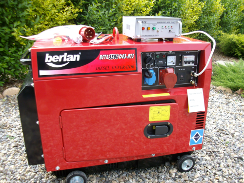 Groupe électrogène à diesel BSTE 5500 DE3-ATS Berlan